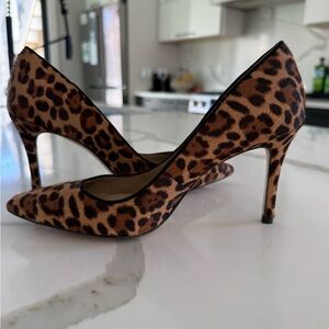 Ann Taylor Leopard Print Heels